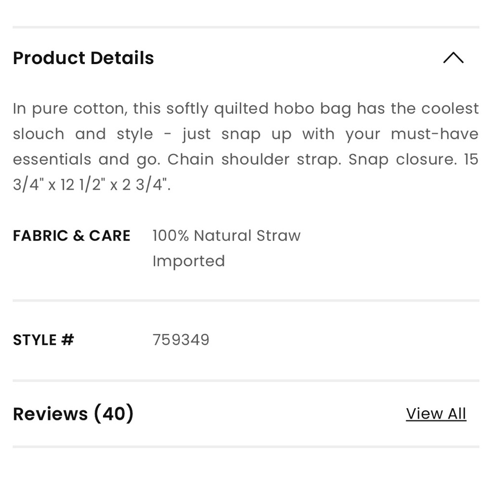 Loft Quilted Green Chain Handle Bag - Picture 7 of 7